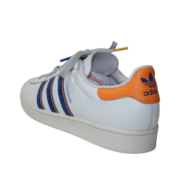 Adidas Superstar 'White Orange Rush Snakeskin' Men's 10.5 NEW! FZ6476 - Picture 3 of 14